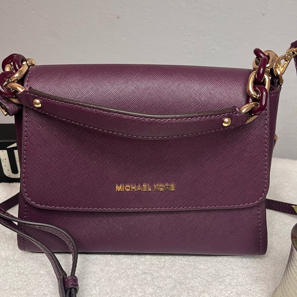 COPY - Michael Kors purple Crossbody Used!